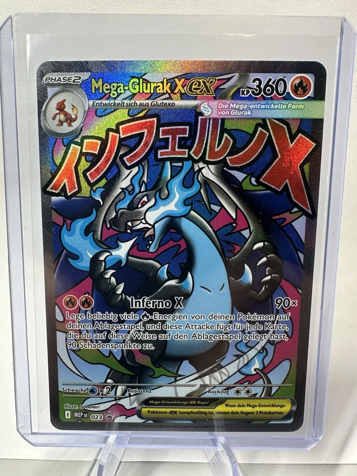 Pokémon Mega-Glurak X EX 023 Blackstar Promo Ultra Premium Collection Deutsch - Bild 1 von 2