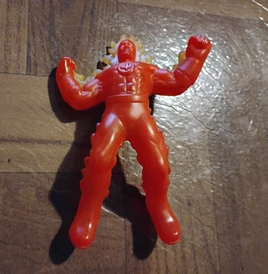 2010 McDonald's Happy Meal Toy #6 Fantastic 4 Human Torch Marvel Lights Work Foto 1 de 2