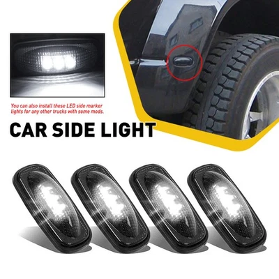 White LED Side Marker Light For 2003-2018 Dodge RAM 2500 3500 Double Wheel 2017 Foto 1 de 4