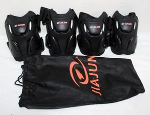 JiaJun Kids Bike or Skateboard Knee & Elbow Protector Pads ~ New in Pouch - Picture 1 of 9