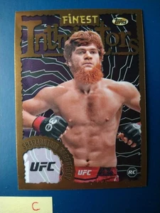 2024 Topps Finest UFC Intimidators Sharabutdin Magomedov #INT-28 Rookie RC - Picture 1 of 2