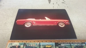 1966 FORD MUSTANG CONVERTIBLE  Original Promo Card  - Picture 1 of 1