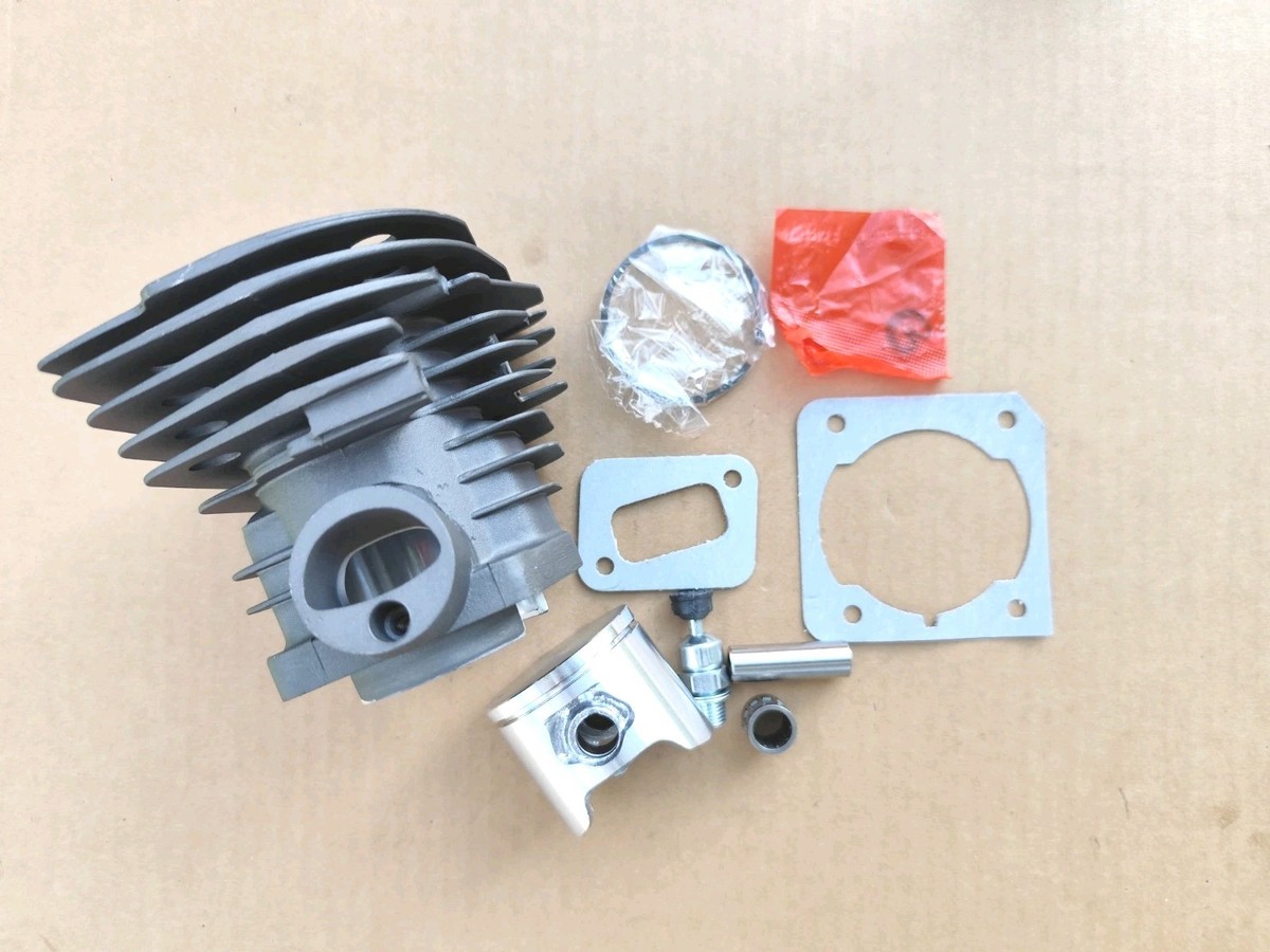 Kit Pistone Cilindro Motosega 42mm Per Husqvarna 345 - Ricambio Completo In Alluminio - Foto 9