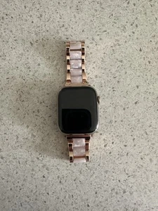 Apple Watch Series 7 Stainless 45mm Cellular Gold Excellent - Picture 1 of 4