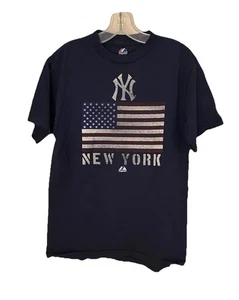 Maglia maglia Majestic NY Yankees USA tema Derek Jeter (2010) • Med {Leggi} - Foto 1 di 10