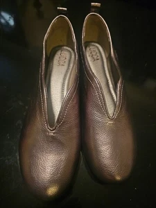 Lucca Lane Bayla Damen-Ballerinas 10 M goldfarben bequem Leder Freizeitschuh Ballerinas - Bild 1 von 5