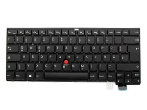 Lenovo PK130YU2A13 Original Tastatur DE (deutsch) schwarz/schwarz matt mit Mouse - Photo 1/2