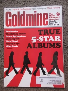 GOLDMINE MARCH 2011 ISSUE 797 "TRUE 5-STAR ALBUMS" BEATLES+STONES+ZEP+FLOYD+MORE - Picture 1 of 20