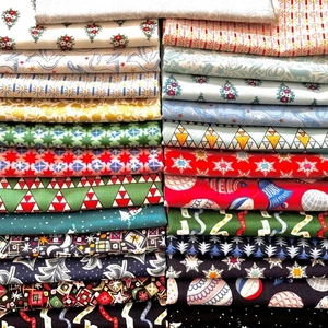Christmas Fabric Fat Quarter Bundle Liberty – 100% Cotton quilting festive craft - Picture 1 of 82