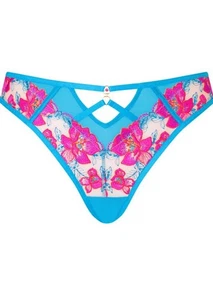 Ann Summers Glistening Brazilian Briefs light Blue - Sizes 14 RRP £17 - Picture 1 of 4