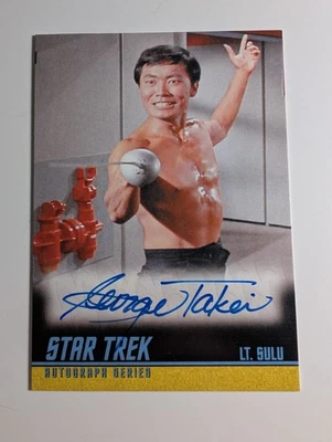 2011 Rittenhouse Star Trek TOS Remastered Autographs George Takei Rare A230 - Image 1 of 2