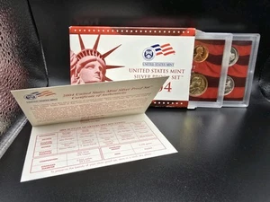 2004 S US Mint Silver Proof Set Beautiful Set Box & COA Uncirculated - Picture 1 of 6