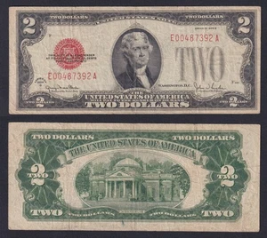 Billet United States 2 Dollars 1928G P-378g BB / Vfn - Picture 1 of 2