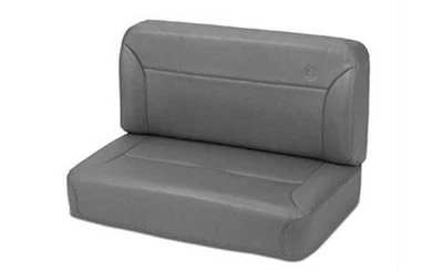Bestop Seat TrailMax II Classic Rear Bench Fixed Vinyl Charcoal Fits Jeep Each Foto 1 de 2