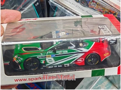 Spark 1:43 Bentley continental gt3 Italy GT Resin Diecast Model Car Gifts Green - Immagine 1 di 4