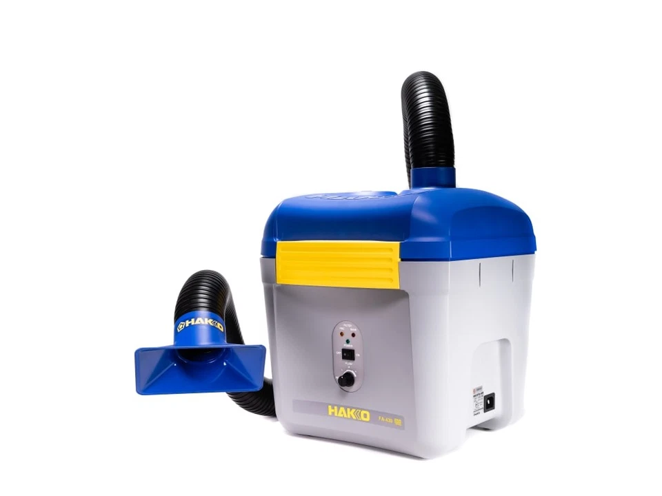 Hakko FA430-KIT1 — двухпортовый вытяжной аппарат с комплектом воздуховодов C1571 с прямоугольным - Изображение 1 из 2