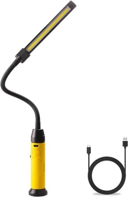 Rechargeable LED Magnetic Inspection Light 1000lm Flexible Gooseneck Hands-Free - Image 1 of 4