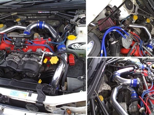 Kit de tuberías intercooler de montaje frontal para 1995-2000 SUBARU IMPREZA GC8 WRX STI - Imagen 1 de 5