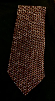 Gravata masculina vintage Avanti California cor mista 100% seda ITÁLIA - Imagem 1 de 2