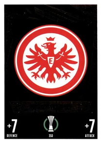 2023-24 Topps Match Attax UEFA Club Comp #253 Distintivo Club Eintracht Francoforte - Foto 1 di 2