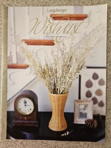 Lista de deseos LONGABERGER otoño e invierno 2005 - Imagen 1 de 1