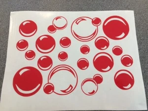 Burbujas de Baño (20 por hoja) Calcomanías de Azulejos de Vinilo Pegatinas de Transferencia de Decoración para el Hogar  - Imagen 1 de 5