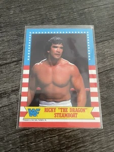 1987 Topps WWF RICKY THE DRAGON STEAMBOAT #21 Wrestling Card WWE RC Rookie! HOF - Picture 1 of 5