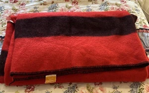 Blanket Golden Dawn by JC Penney Co 100% Wool Large Vintage - Picture 1 of 8