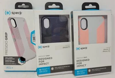 Funda Speck Grip para Apple iPhone X Serie Presidio en paquete al por menor Foto 1 de 4