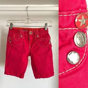 FADED GLORY Little Girls VINTAGE Y2K Cropped Cotton JEANS Medium - Picture 1 of 10