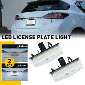 2X SUPER LED BRIGHT Plate License Housing Light For 2016 Toyota RAV4 2017-2018 - Picture 1 of 13