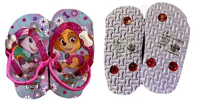 Sandalias chanclas Paw Patrol Skye Everest para niñas pequeñas rosa púrpura talla PEQUEÑA 5/6 Foto 1 de 4