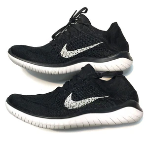 Nike Free RN Flyknit Women 2018 942839-001 Black Running Shoes Sneakers Size 8.5 - Picture 1 of 7