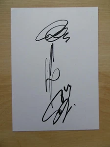 Tokio Hotel Band Autogramme signed 10x15 cm Karteikarte - Picture 1 of 1