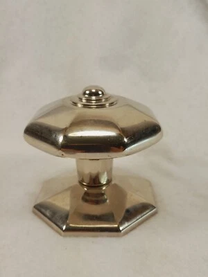 Poignée De Porte Gros Bouton  Laiton Chromé - Photo 1/4