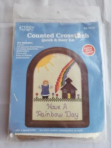 Hobby Kraft Counted Crosstitch 1987 # 8727 Have A Rainbow Day - Picture 1 of 4