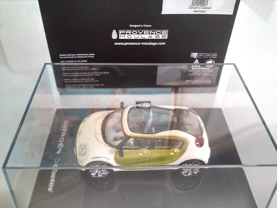 Citroën C-Cactus Electrique -Paris- Provence moulage NOREV 1/43 VOITURE PM0028 - Photo 1/1