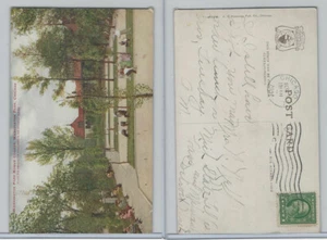 Postcard, Illinois, Washington Park Roque Course, Chicago, 1914 - Picture 1 of 1