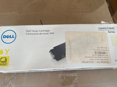 Cartucho de tóner original Dell amarillo S3840 y S3845 47J73 Foto 1 de 3