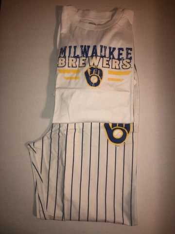 Concept Sports MLB Milwaukee Brewers Shirt/Pants Combo Big & Tall Size XLT Cover