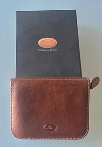The Bridge Pochette Tipo Trousse Per Viaggio Da Uomo In Pelle Colore Marrone. - Imagen 1 de 14