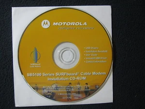 Motorola SB5100 SURFboard Cable Modem Installation CD-ROM [2003] - Picture 1 of 1