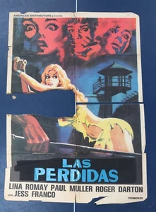Barbed Wire Dolls 1976 Italian Movie Poster -39x27 B13-43-13 - Picture 1 of 10