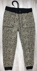 KI Pro Jogger Sweatpants Leopard Print Active Wear Womens Size M/L - Picture 1 of 12