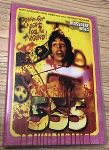 555 DVD - Massacre Video 80s SOV Slasher Horror Movie - Picture 1 of 7