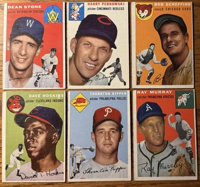 1954 Topps Baseball Lot Of 6, Harry Perkowski, Dean Stone, More, Vgex - Image 1 of 4