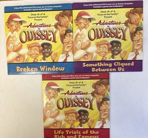 Adventures in Odyssey CD Broken Window…#1, 2, 6. 2005 Chick-fil-a Kids Meal - Picture 1 of 7