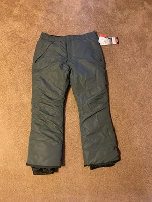 PULSE Women’s L Waterproof Snow Pants Ski Pants Gray Insulated Adjustable New! - Image 1 of 4