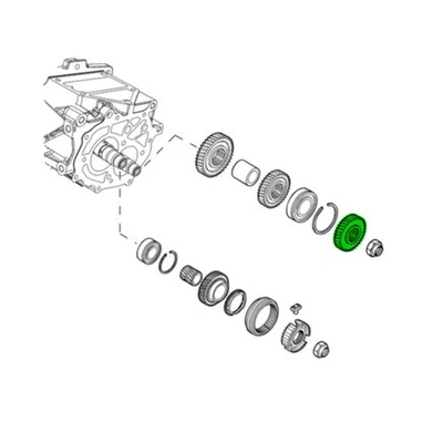 Mopar 68136888AA transmisión manual engranaje quinta marcha, para 2012 2017 para Fiat Foto 1 de 4