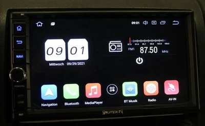 Pumpkin 10.1 Zoll 2-Din Android 10 Radio GPS Navi USB Navigation - Bild 1 von 4